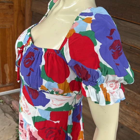 Faithful the brand mini dress abstract floral - Picture 5 of 9